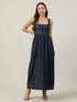 Emily Denim Maxi Dress