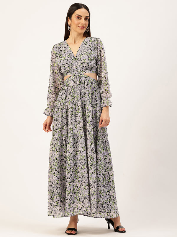 Dorothy Multi Cut Out Waist Maxi Dress