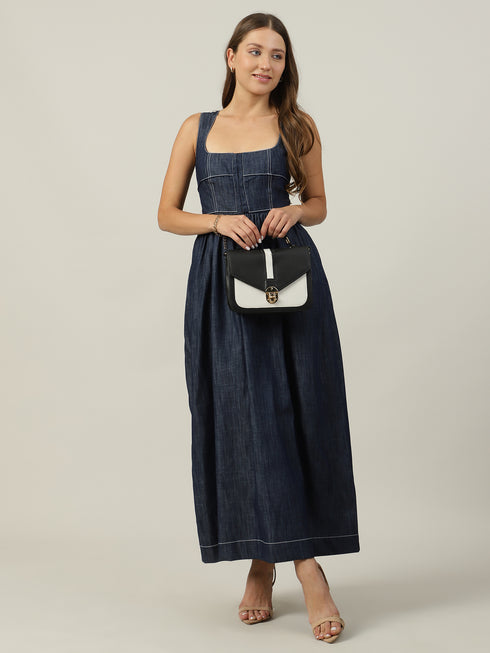 Emily Denim Maxi Dress