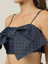 Sasha Denim Bow Crop Top